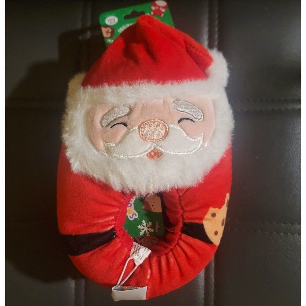 Squishmallow Santa Claus Slippers NWT Size 11/12